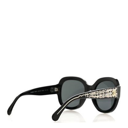 Chanel Acetate Pantos Sunglasses 5433-A Black 4 of 8