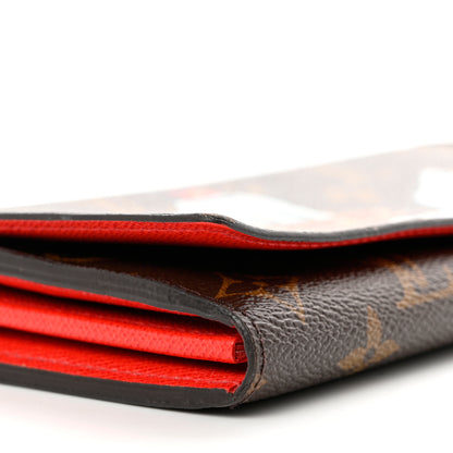Louis Vuitton Monogram 2017 Christmas Animation Sarah Wallet 8 of 9