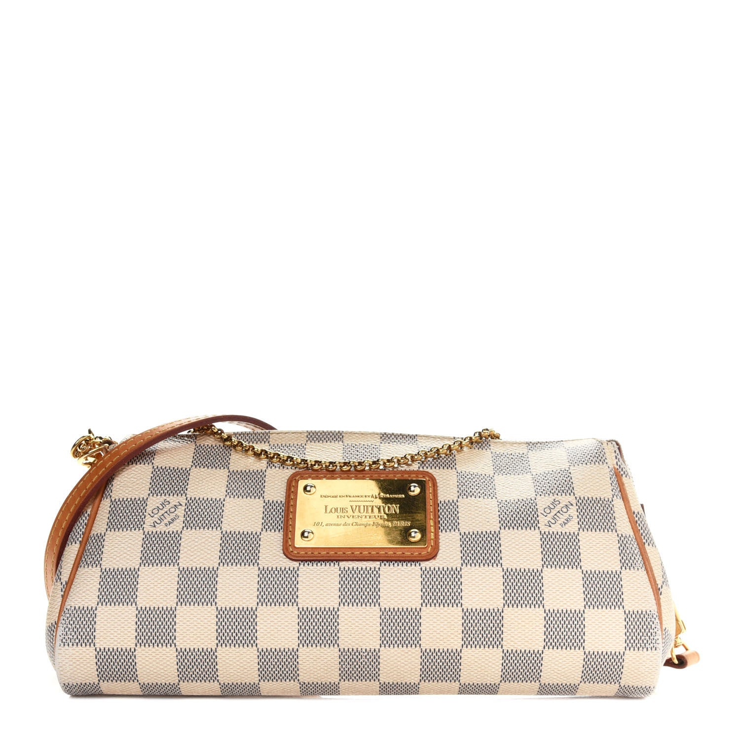 Louis Vuitton Damier Azur Eva Clutch 1 of 7