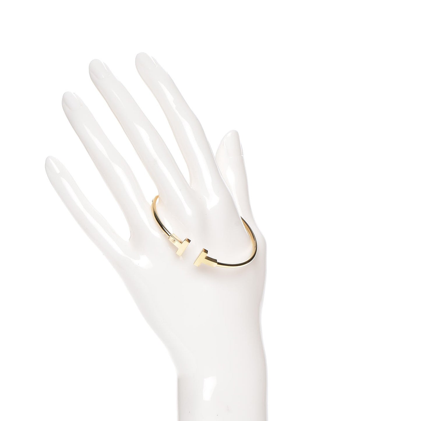 18K Yellow Gold T Wire Bracelet