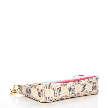 Louis Vuitton Damier Azur 2015 Christmas Animation Mini Pochette Accessories 4 of 7