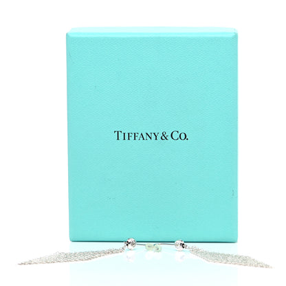 Tiffany Sterling Silver Elsa Peretti Mesh Earrings 5 of 5