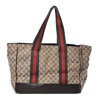 Gucci Monogram Web Dog Carrier Dark Brown 1 of 16
