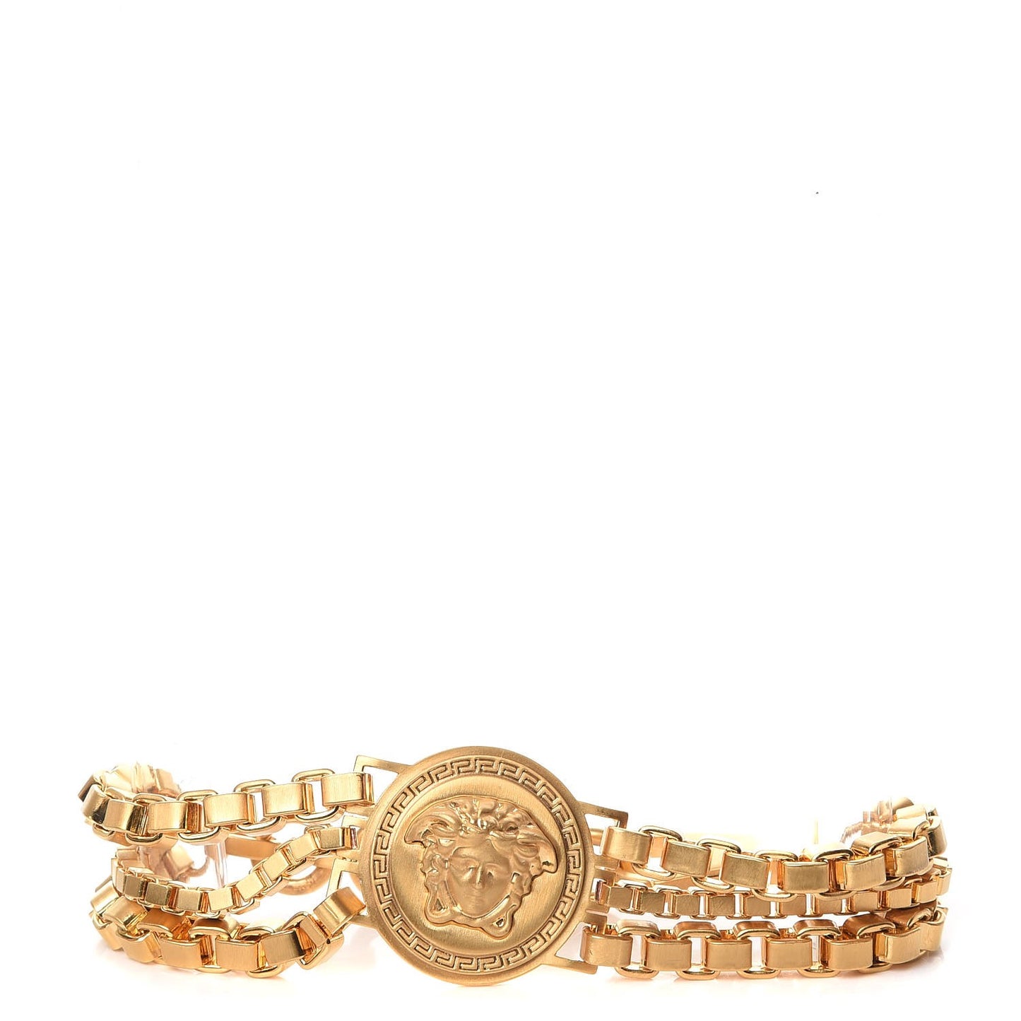 Bijoux Box Chain Medusa Bracelet Gold