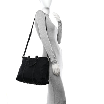 Gucci Nylon Monogram Tote Black 2 of 11