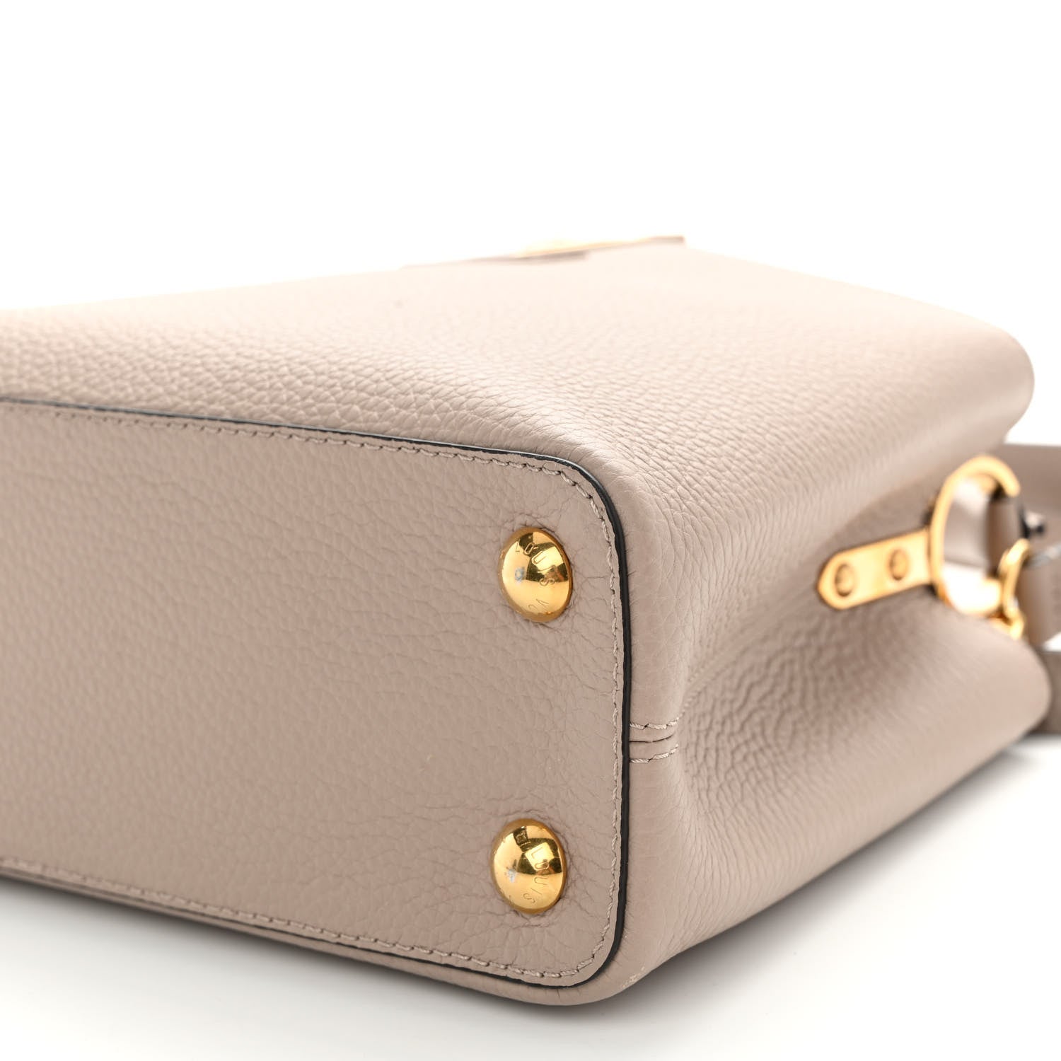 Louis Vuitton Taurillon Capucines BB Galet 9 of 11
