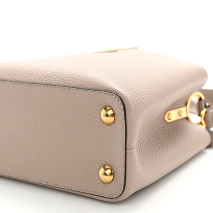 Louis Vuitton Taurillon Capucines BB Galet 9 of 9