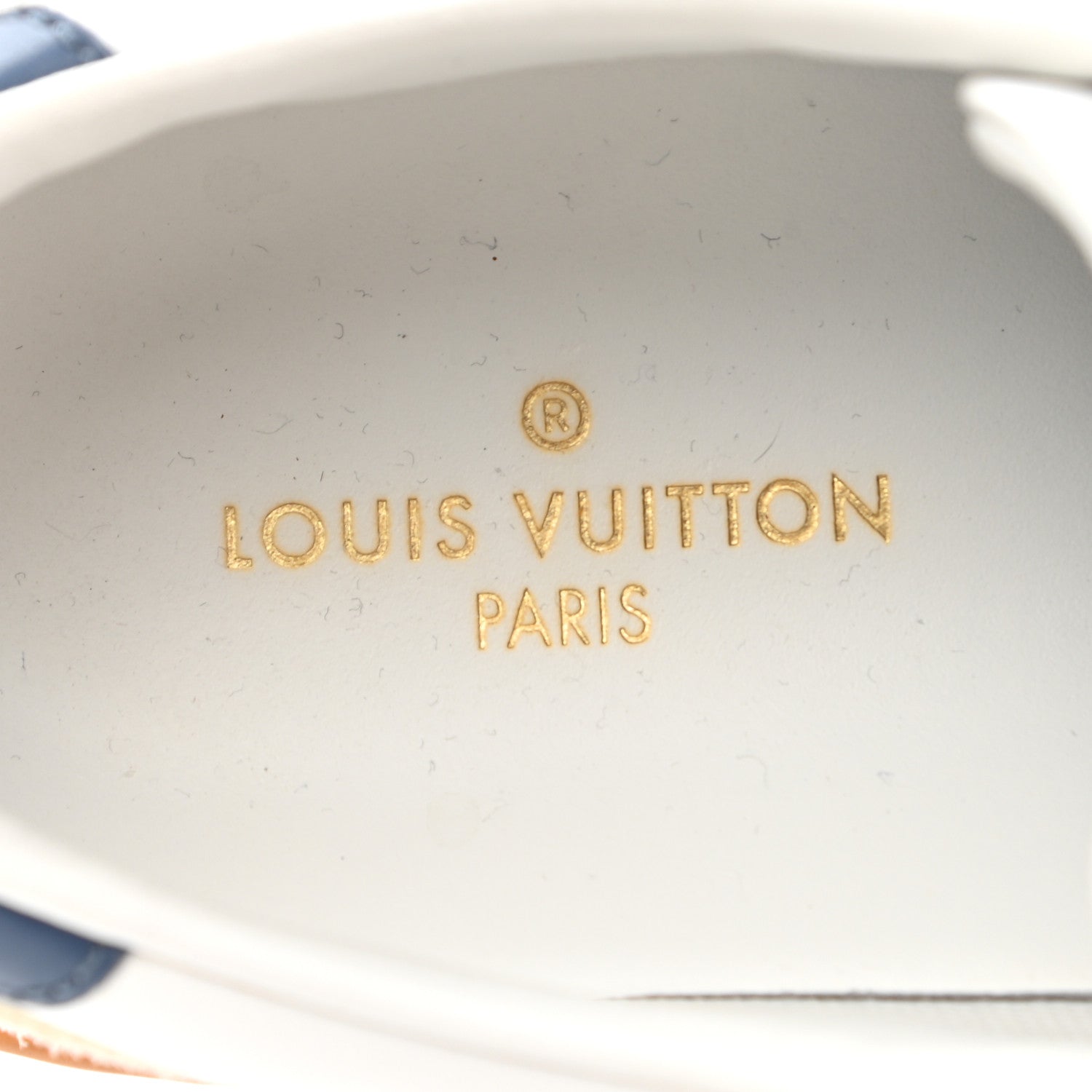 Louis Vuitton Calfskin Frontrow Sneakers 37.5 Blue 6 of 17