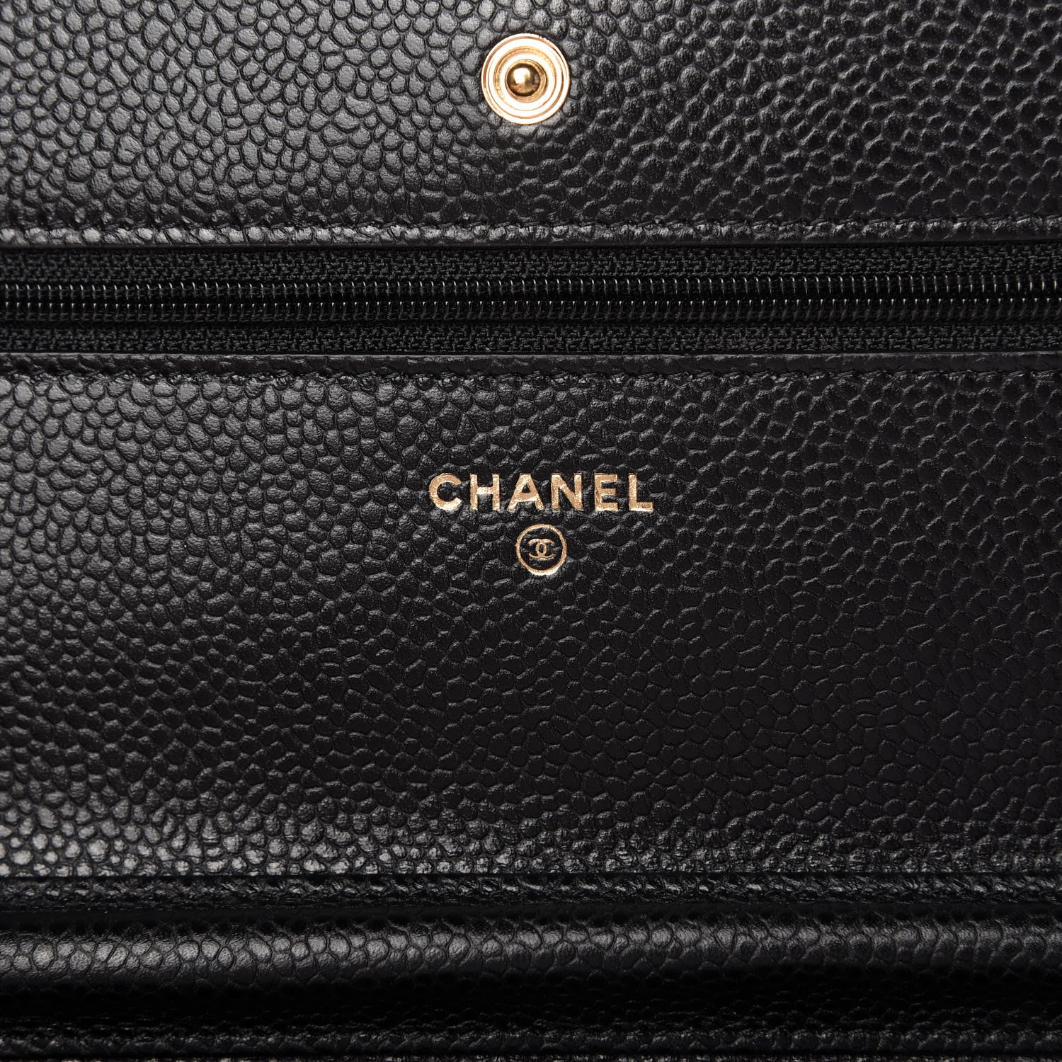 Chanel Caviar Quilted Wallet On Chain WOC Black 8 of 12