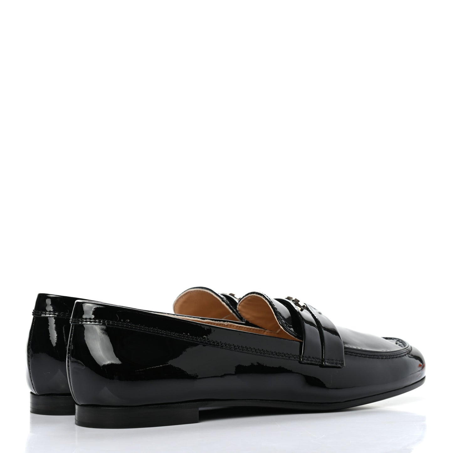 Patent CC Mocassin Loafers 39.5 Black