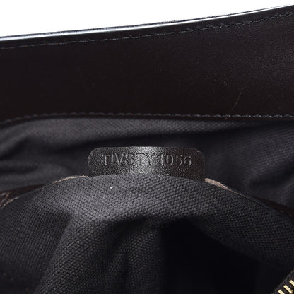 Burberry Haymarket Check Medium Golderton Tote Chocolate 8 of 9