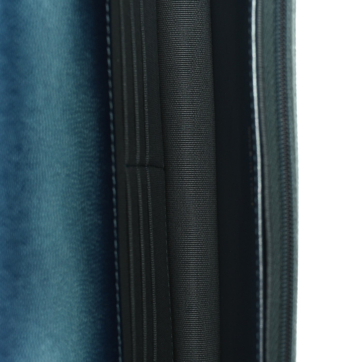 Chanel Iridescent Caviar Quilted Wallet on Chain WOC Dark Blue 5 of 12