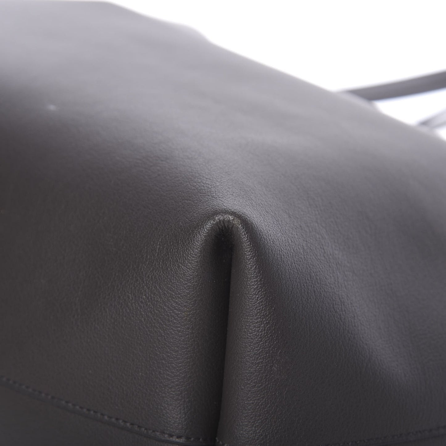 Calfskin Large Shopping Tote Dark Grey