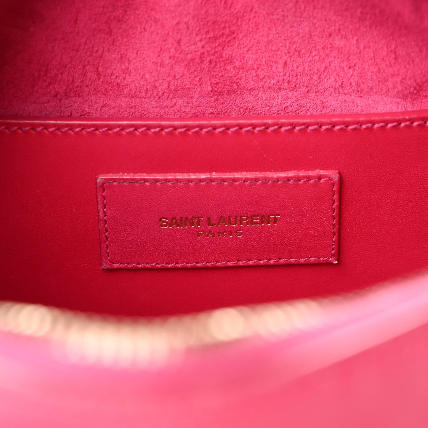 Calfskin Classic Baby Duffle Fuchsia