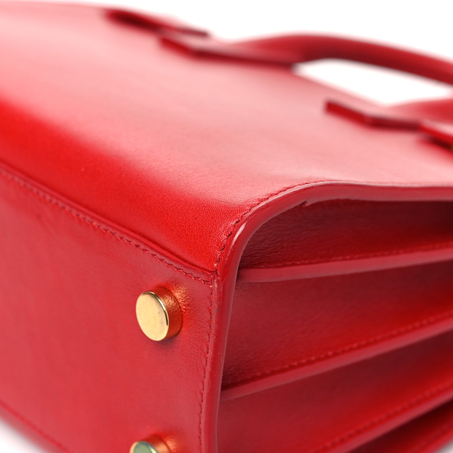 Saint Laurent Calfskin Nano Sac De Jour Lipstick Red 11 of 13