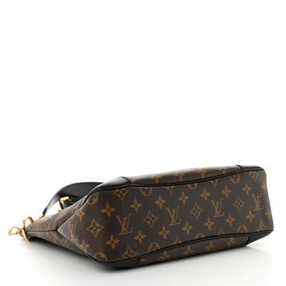 Louis Vuitton Monogram Odeon MM Black 4 of 12