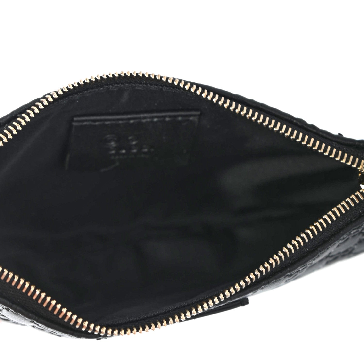 Gucci Microguccissima Key Ring Coin Case Black 4 of 4