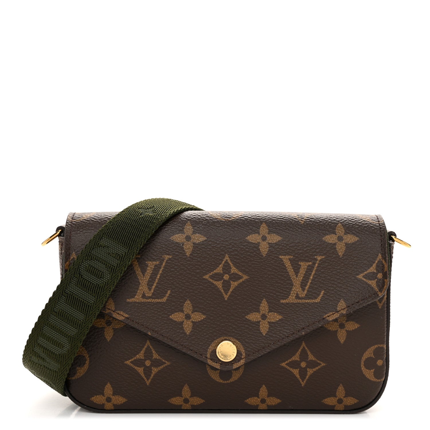 Louis Vuitton Monogram Felicie Strap & Go Kaki 1 of 10