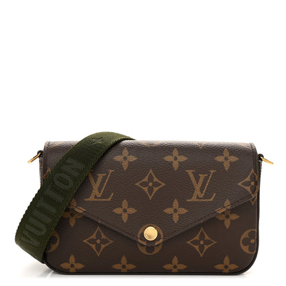 Louis Vuitton Monogram Felicie Strap & Go Kaki 1 of 10