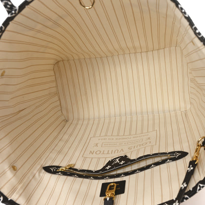 Louis Vuitton Monogram Giant Jungle Neverfull MM Ivory 6 of 11
