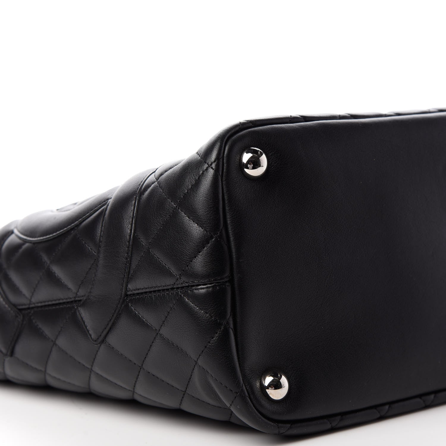 Chanel Calfskin Quilted Large Cambon Tote Black 8 of 9