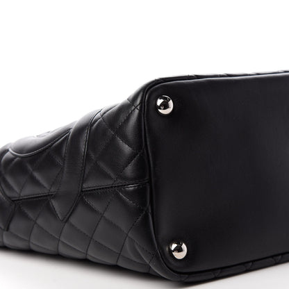Chanel Calfskin Quilted Large Cambon Tote Black 8 of 9