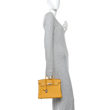 Hermes Togo Birkin 25 Jaune Ambre 2 of 10