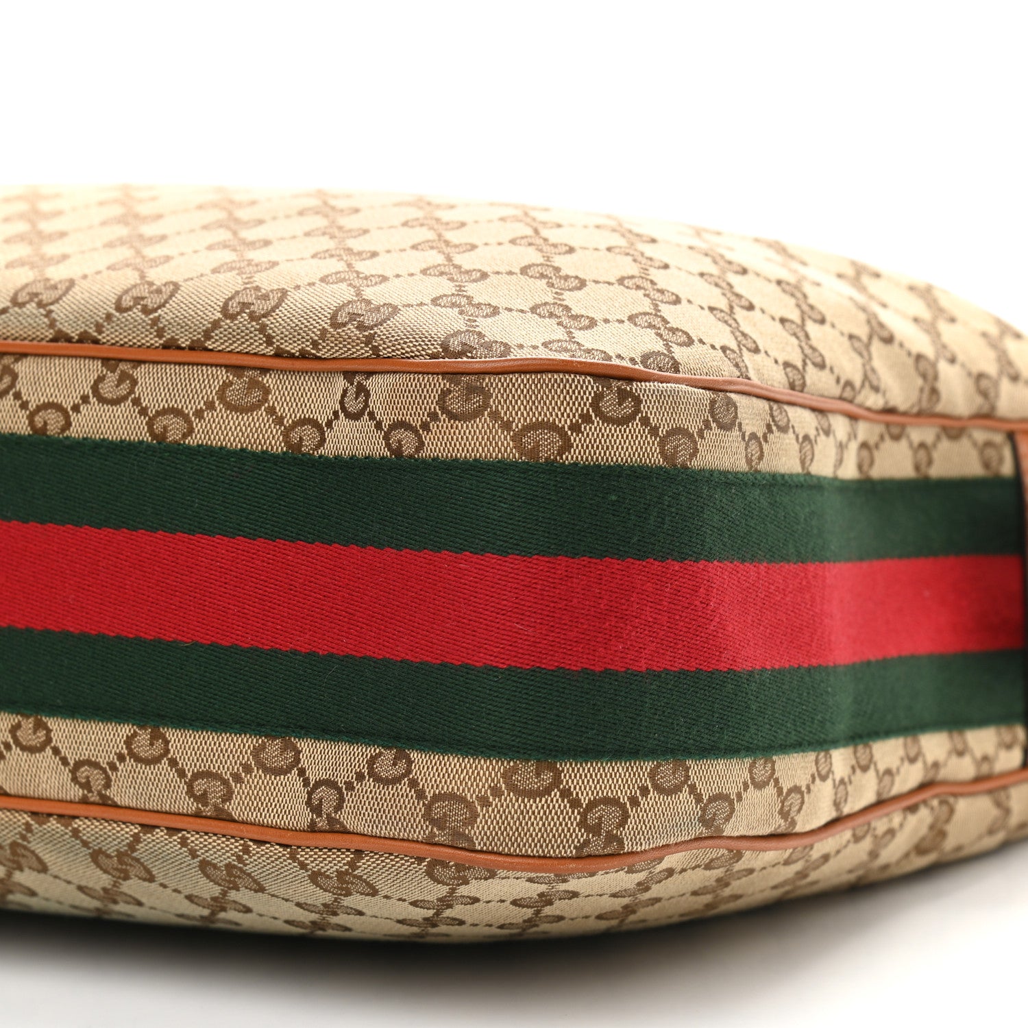 Gucci Monogram Medium Heritage Shoulder Bag Light Tobacco 10 of 11