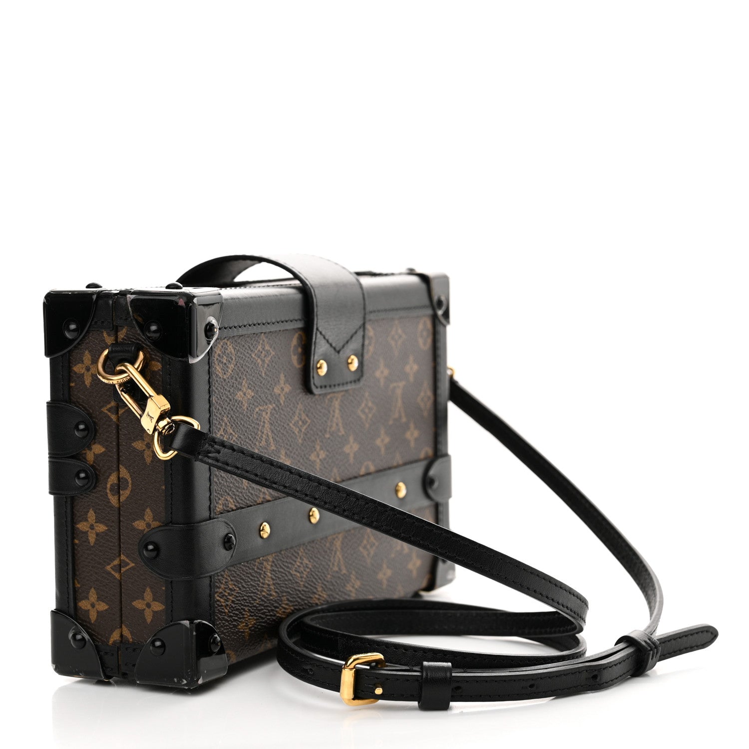 Louis Vuitton Monogram Petite Malle Black 3 of 10