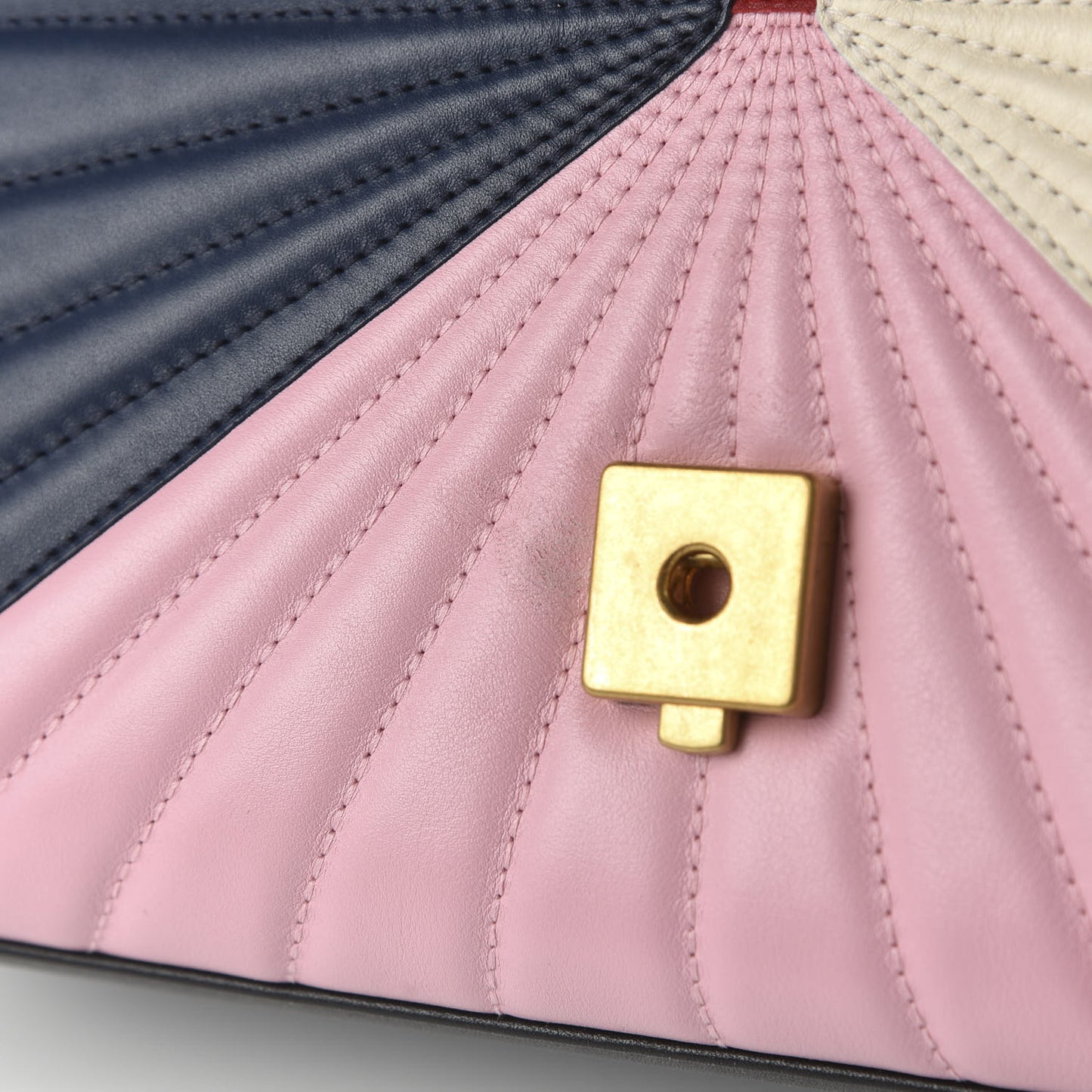Calfskin Bamboo Trapuntata Queen Margaret Top Handle Bag Blue Agata Hibiscus Red Mystic White Sugar Pink