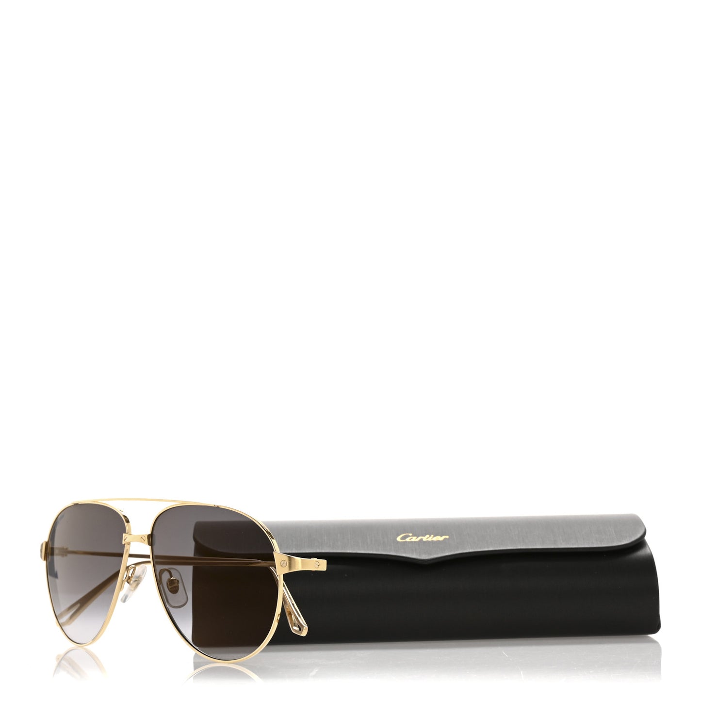 Santos Aviator Sunglasses CT0298S Gold Grey