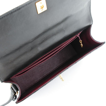 Chanel Lambskin Quilted Flap Shoulder Bag Black 5 of 9