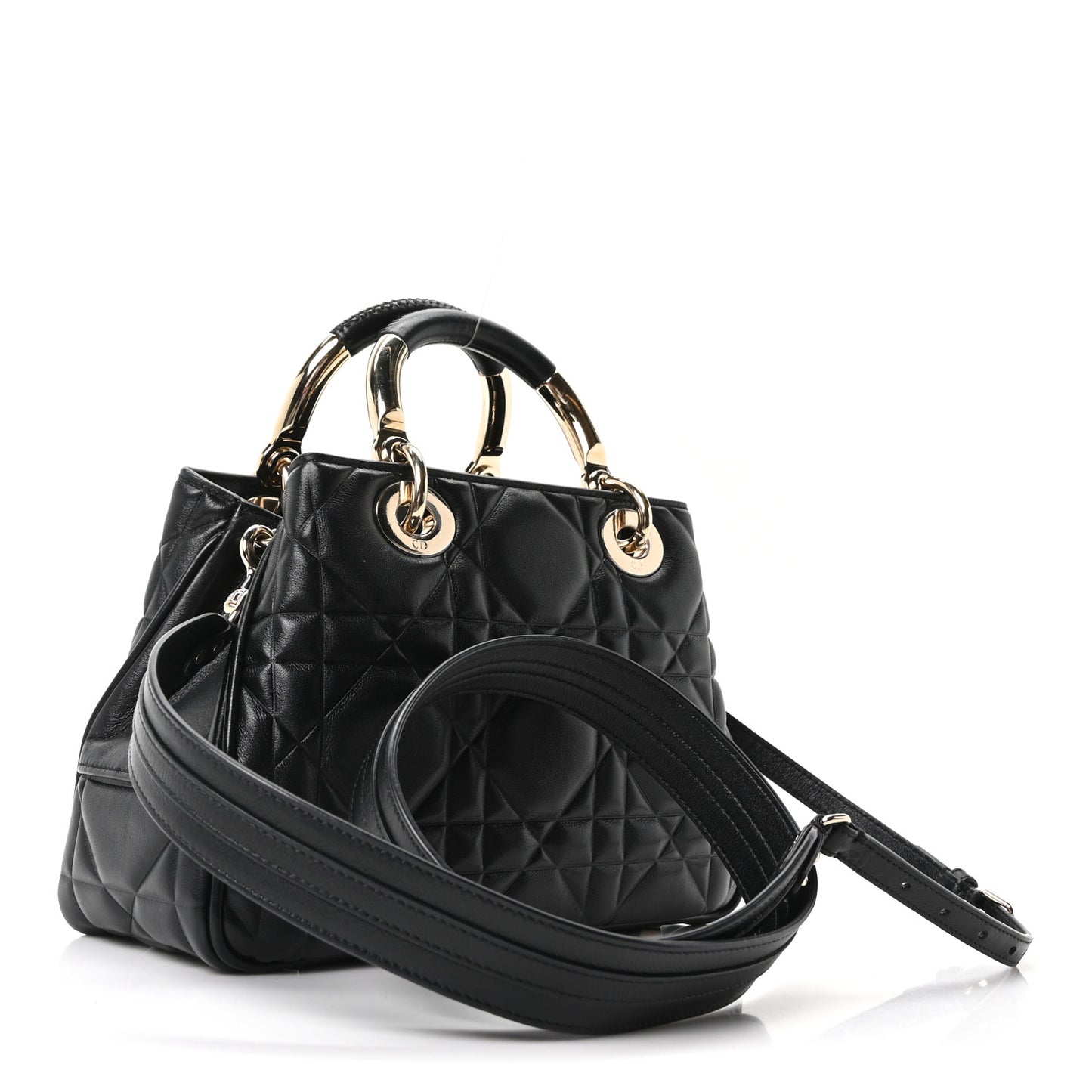 Calfskin Cannage Small The Lady 95.22 Black