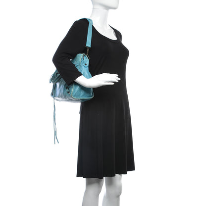 Balenciaga Agneau Classic Hardware City Bleu Paon 3 of 15