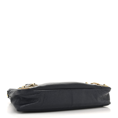 Balenciaga Chevre Gold Metallic Edge Hardware Town Bleu Nuit Dark Sea 4 of 15