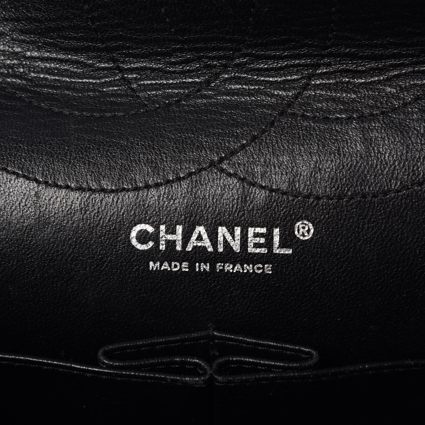 Metallic Aged Calfskin Quilted 2.55 Reissue 227 Flap Black