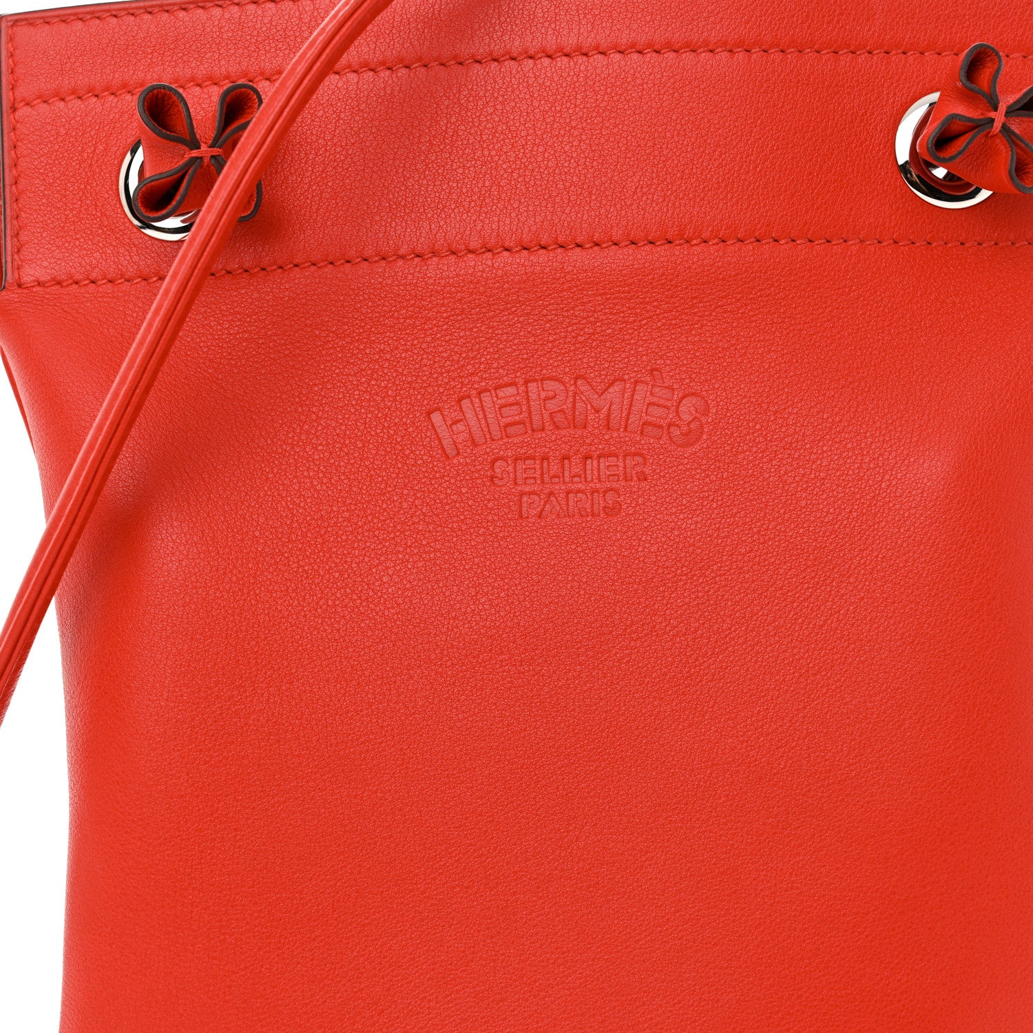 Hermes Milo Lambskin Swift Mini Aline Rouge De Coeur 8 of 10