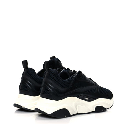 Christian Dior Technical Mesh Calfskin Mens B22 Sneakers 42 Black 4 of 11