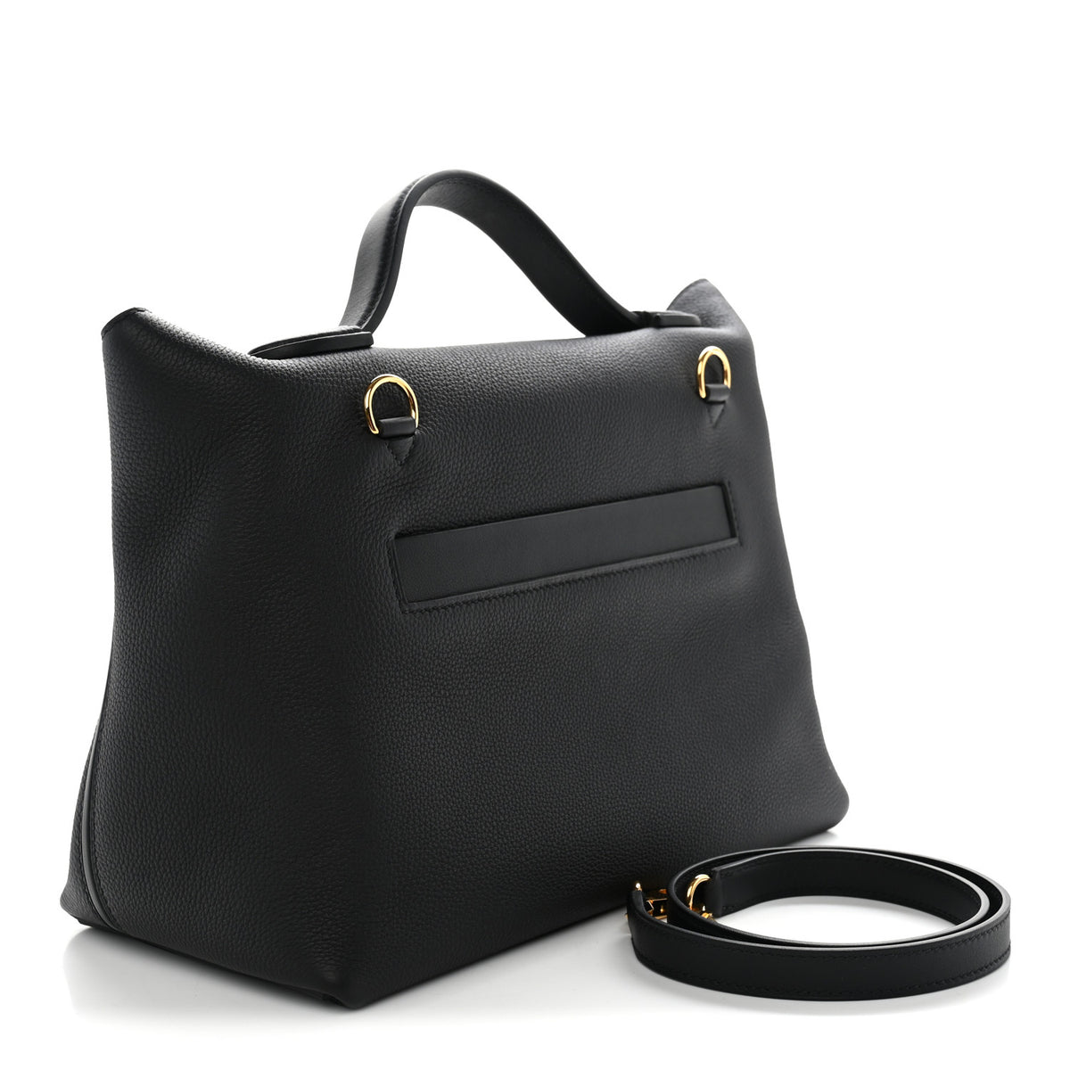 Hermes Togo Matte Alligator Swift Touch 24/24 29 Black Nata Gold 3 of 11