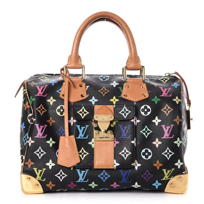 Louis Vuitton Monogram Multicolor Speedy 30 Black 1 of 7