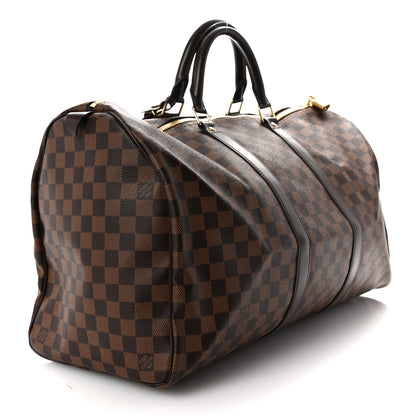 Louis Vuitton Damier Ebene Keepall 50 2 of 9