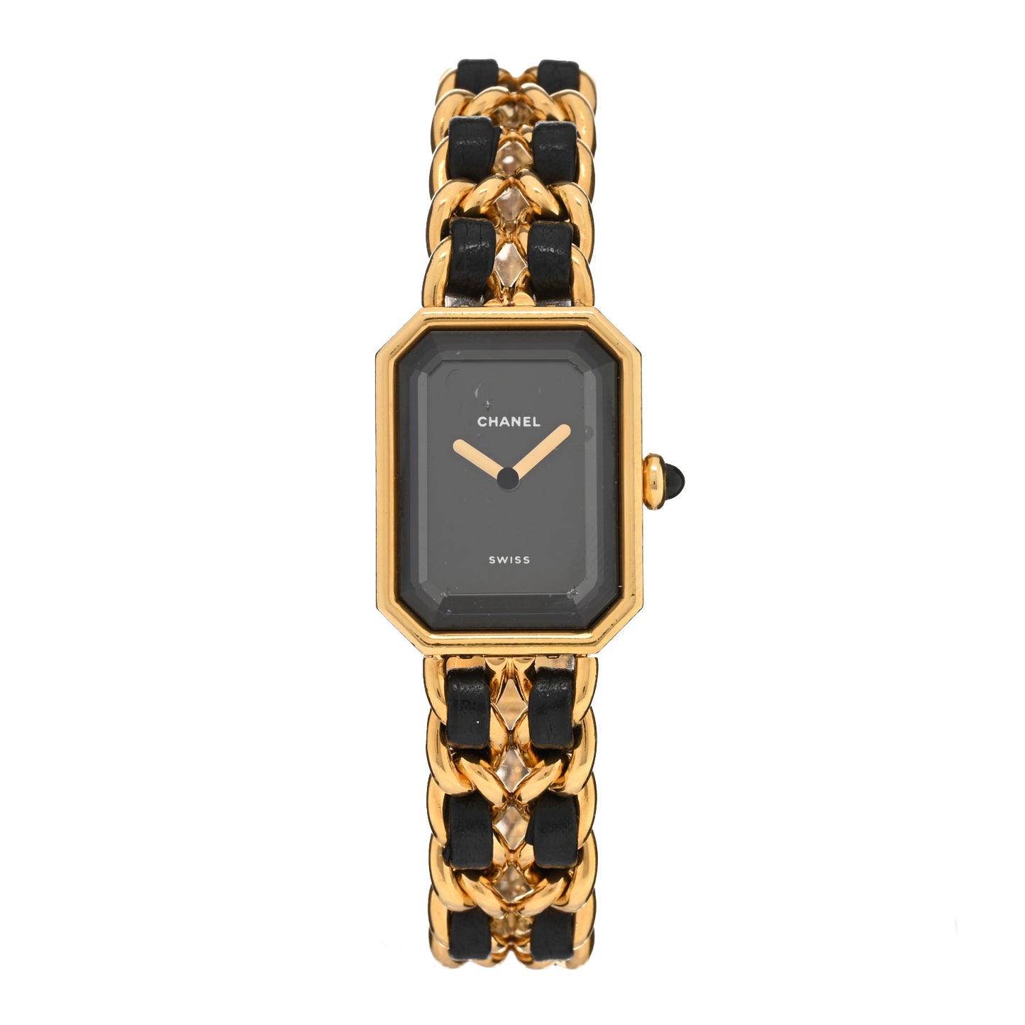 Stainless Steel Lambskin 20mm Chain Premiere Quartz Watch Gold L
