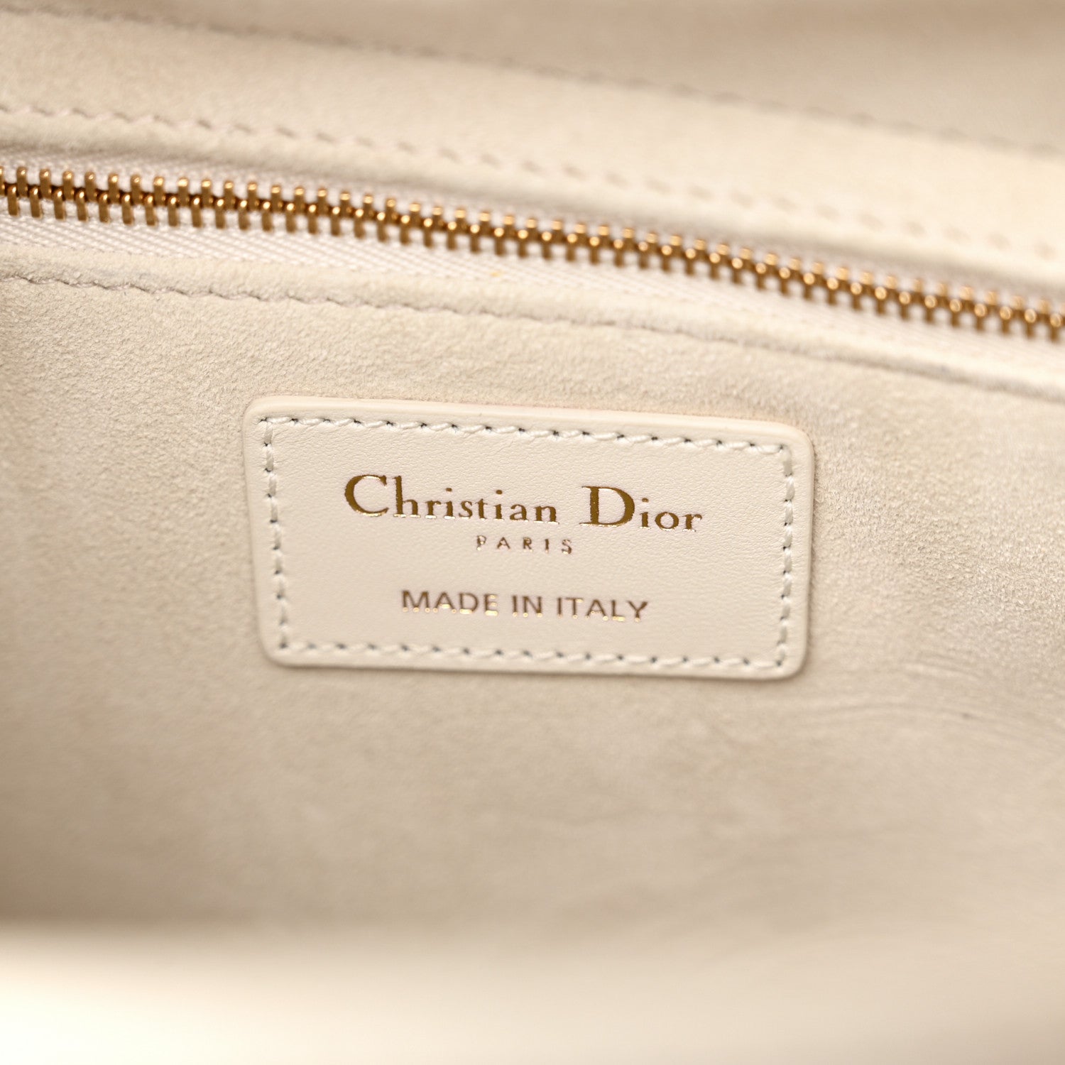 Christian Dior Lambskin Cannage Medium Lady Dior White 6 of 11