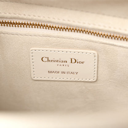 Christian Dior Lambskin Cannage Medium Lady Dior White 6 of 11