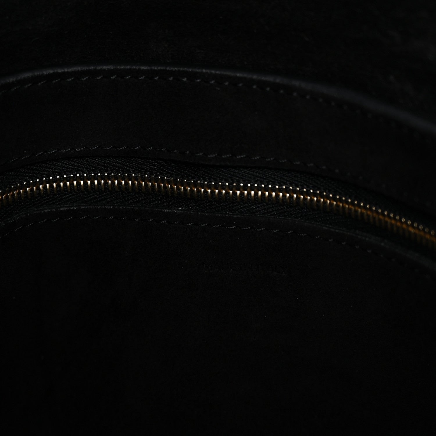 Celine Soft Grained Calfskin Sangle Bucket Bag Black 7 of 10