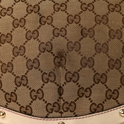 Gucci Monogram Large Biba Studded Hobo Off White 15 of 20