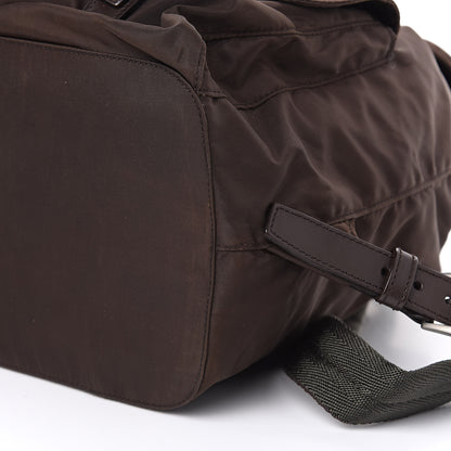 Prada Tessuto Nylon Medium Vela Backpack Ebano 10 of 12