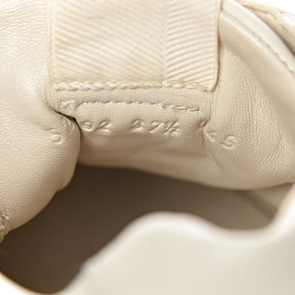 Gucci Calfskin Logo Womens Rhyton Sneakers 37.5 Ivory 7 of 13