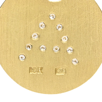 Roberto Coin 18K Yellow Gold Diamond Tiny Treasures Initial A Pendant Necklace 4 of 4