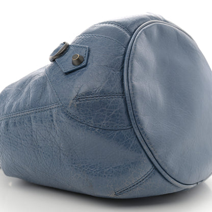 Balenciaga Agneau Classic Hardware Mini Pompon Bleu Persan 10 of 14